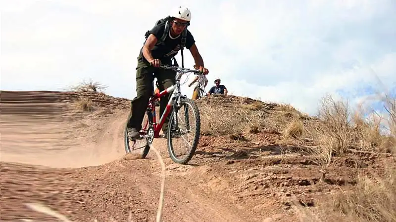 Mountain Bike at Valle Potrerillos